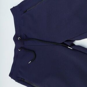 PURE CHAMP Men's Navy Drawstring Waist Jogger Pants with Zipper Pockets -  XL